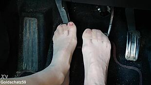 i love watching this mature german woman pump in her birkenstocks with nylon feet close up