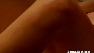 Tied Up Lesbian Slave In Bondage Whipped While Madame Orgasms From Muff Diving