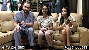 Freshman gets mandatory hitachi vibrator orgasm from doctor in tampa hospital with angel santana moaning 😩