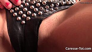 French domina gives jerk off instructions in POV.