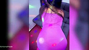 Emotional nightclub scene: Petite Latina teen dances seductively, gets aroused, passionately fucked by stranger.