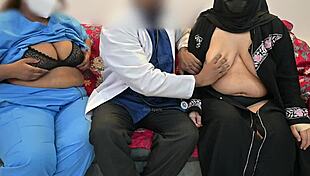 Doctor का लंड nurse और muslim patient lady से hospital में satisfy होता है