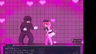 Eris Dysnomia events unfold in wild hentai game action.