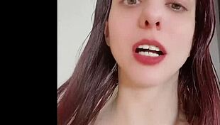 Jerk off to my sensual mouth waiting for your hot cum load.