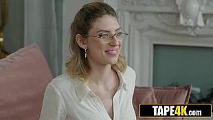 Ugly Nerd Gets Rimjob From Russian Co-Ed