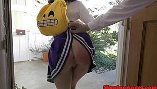 Busty pornstar deepthroating and getting assfucked