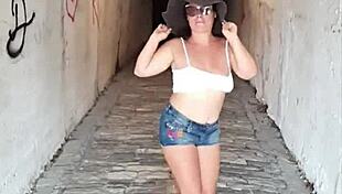 Hot Stepmom Teases Publicly