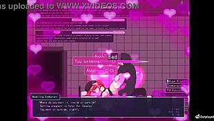 Eris Dysnomia events unfold in wild hentai game action.