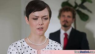 hey, wanna quick bang with my tiny tomboi secretary?