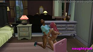 girl catches futa roommate and gets assfucked hard