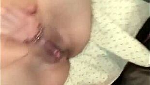 Brunette moans during anal doggystyle with crossdresser