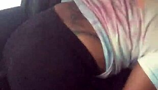 Wanna see this ebony slut suck in public?