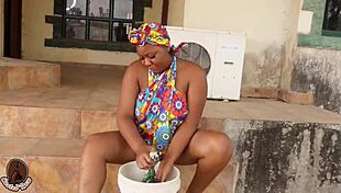 Raw banging with Oga soldier’s wife outdoors! Black army heat unleashed!