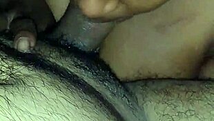 watch this ebony bbw give a blowjob before getting fucked interracial