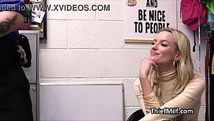 Married woman caught in the act with stolen sex toys and on her knees