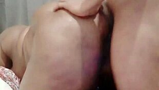 My tight pussy grips this cock so hard, she moans.