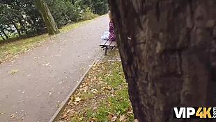 VIP4K Hot Blonde Zlata Shine Cheats on GF with Big Boss in Playful Interview