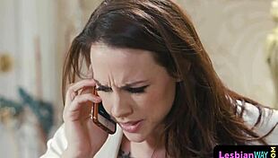 Petite Lesbo Teen Opens Wide for Milf's Skilled Tongue