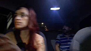 Safada works as app driver and catches man masturbating in back seat!