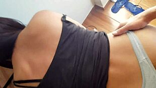 colombian secretary babe begs boss to fuck her without condom