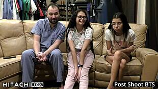 Freshman gets mandatory hitachi vibrator orgasm from doctor in tampa hospital with angel santana moaning 😩