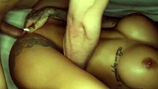 hey, this brunette with huge tits is getting naughty with her old friend! 😏