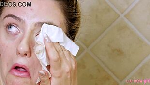 Did you see that gorgeous blonde take a shower? What happened next on the sofa?