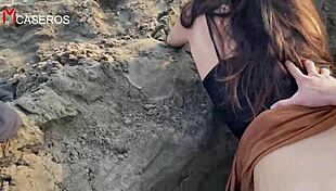 Stranger asks for sex on the beach in public.