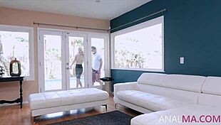 Blonde milf saves marriage with anal, wow!