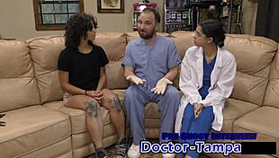 Dr Tampa Examines Nicole Luva's First Gyno Visit