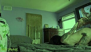 That tatted goth amateur makes him cum so many times!