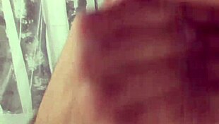 Hot Brunette Esperanza Diaz Rides Wand in Sexy Stockings