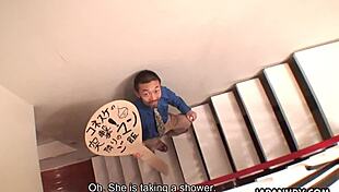 Japanese Housewife Miwa Nishiki Delivers Next-Door Oral Pleasure to Lucky Guy