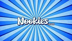 oh man, watching skinny 19-year-old Daisy Fox take jizz on her donut!