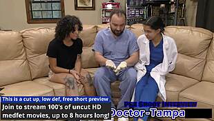 Dr Tampa Examines Nicole Luva's First Gyno Visit