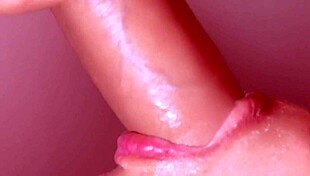 Uncensored japanese cutie gives close-up blowjob with cum finish