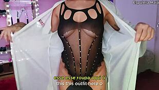 Hot Latina With Natural Tits Attempts To Suck Her Own Breasts