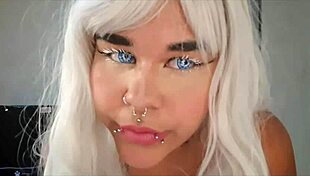 Gojo out of standard in cosplay, spreading big ass and tits