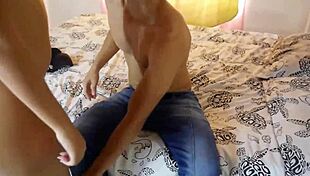 I, the pervert father in law, broke my skinny 18-year-old stepdaughter's pussy with my monster cock