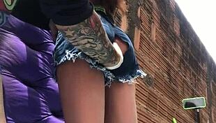 Intense ass fucking with sex toy in favela