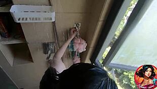 Amateur Homemade - Horny 19-Year-Old Japanese Teen Surprised with Sex in Shower 4K