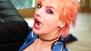 British Teens In Uniform Race To Orgasm First