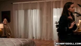 Stepmom kiki daire and stepdaughter selena love lesbian sex, transforming selena. 😘