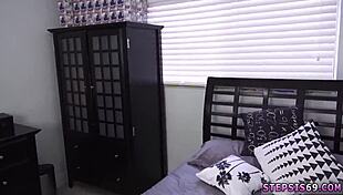 Blonde with big blue eyes experiences her first time as the suspended step sister in hardcore POV taboo action.