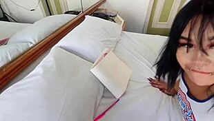 Chubby newcomer with big pussy pleases partner