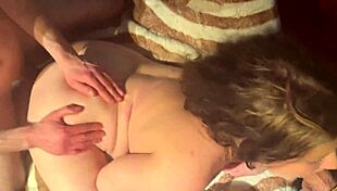 making a rough threesome with my cheating european wife