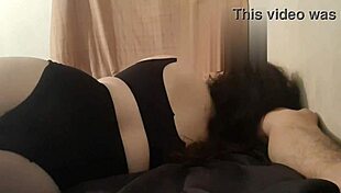 la jefa de mi mejor amigo oscar en lenceria la chupa