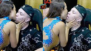 I, Belinha Baracho, grabed the host, kissed him delishously, and grabed his hot dick - podcast púpum no barraco