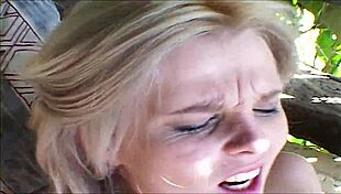 Blonde Hottie Jealous Of Waitress Gives Deal To Her Guy