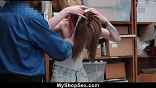 Teen Confesses Stealing and Selling at Flea Market in Shocking Office Encounter - MyShopSex